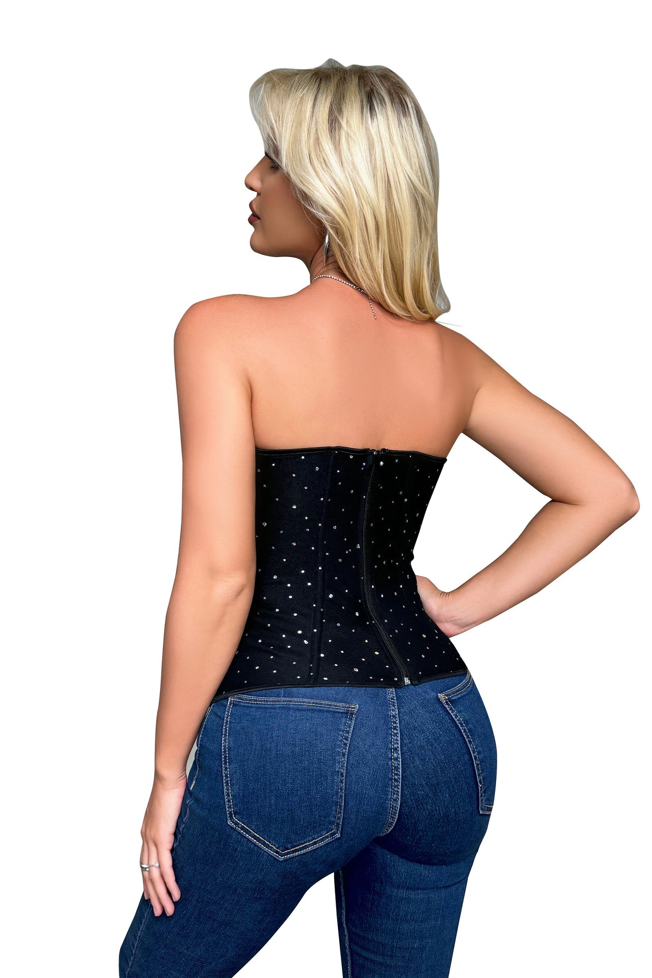 Rhinestone Glitter Corset