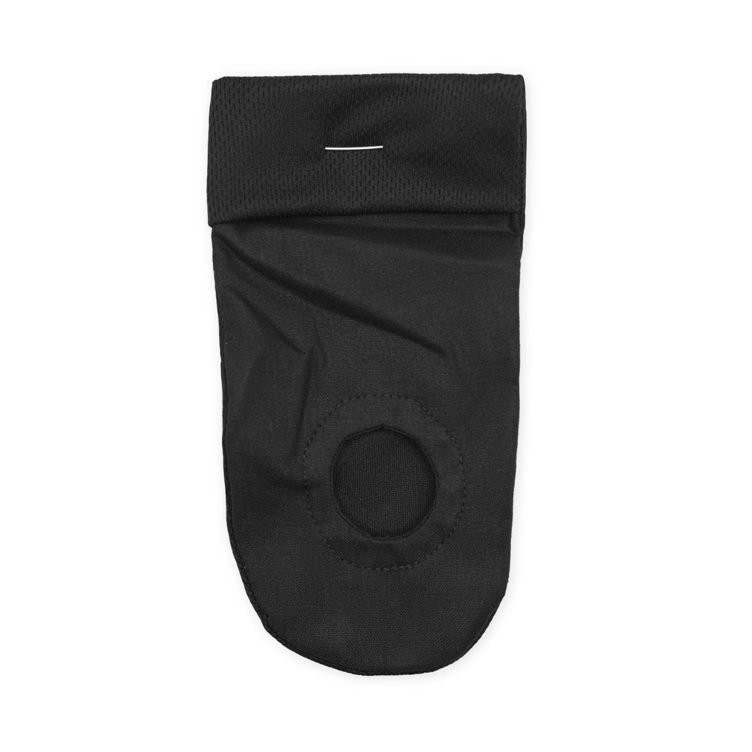 Bantam Joey black fabric sock with reinforced toe and big toe cutout