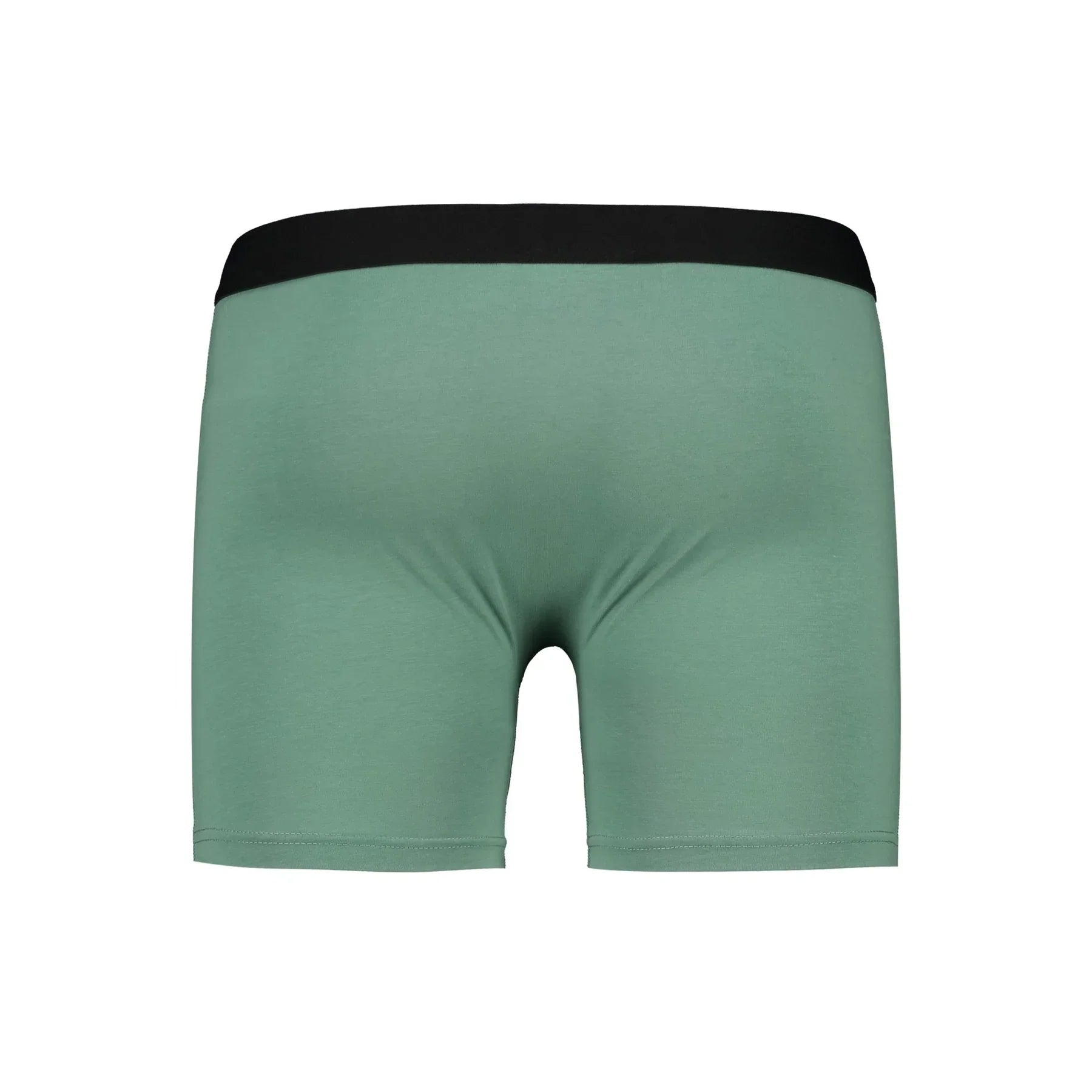 Mint green All-In-One Packing Boxers with black elastic waistband