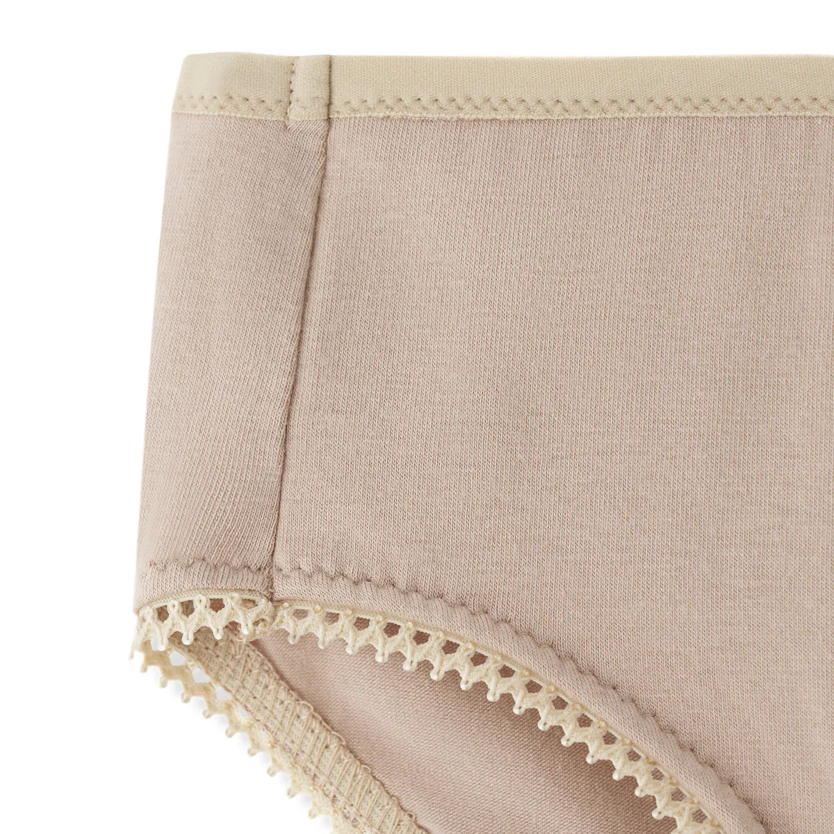 Charlie Shaping Underwear: beige high-waisted with lace trim