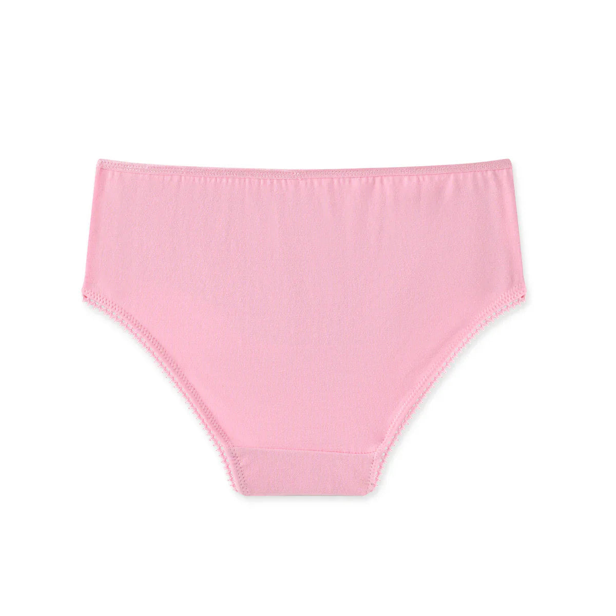Charlie Shaping Underwear: soft pink seamless briefs with scalloped trim
