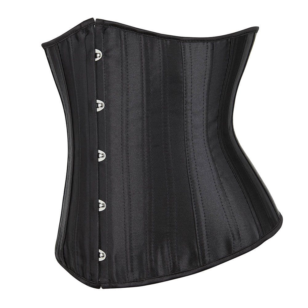 Black Satin Corset