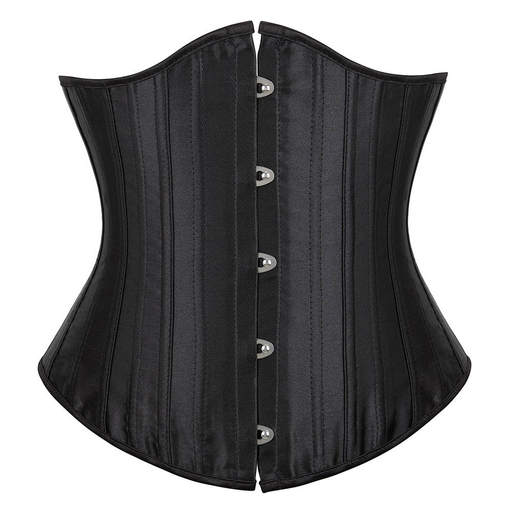 Black Satin Corset